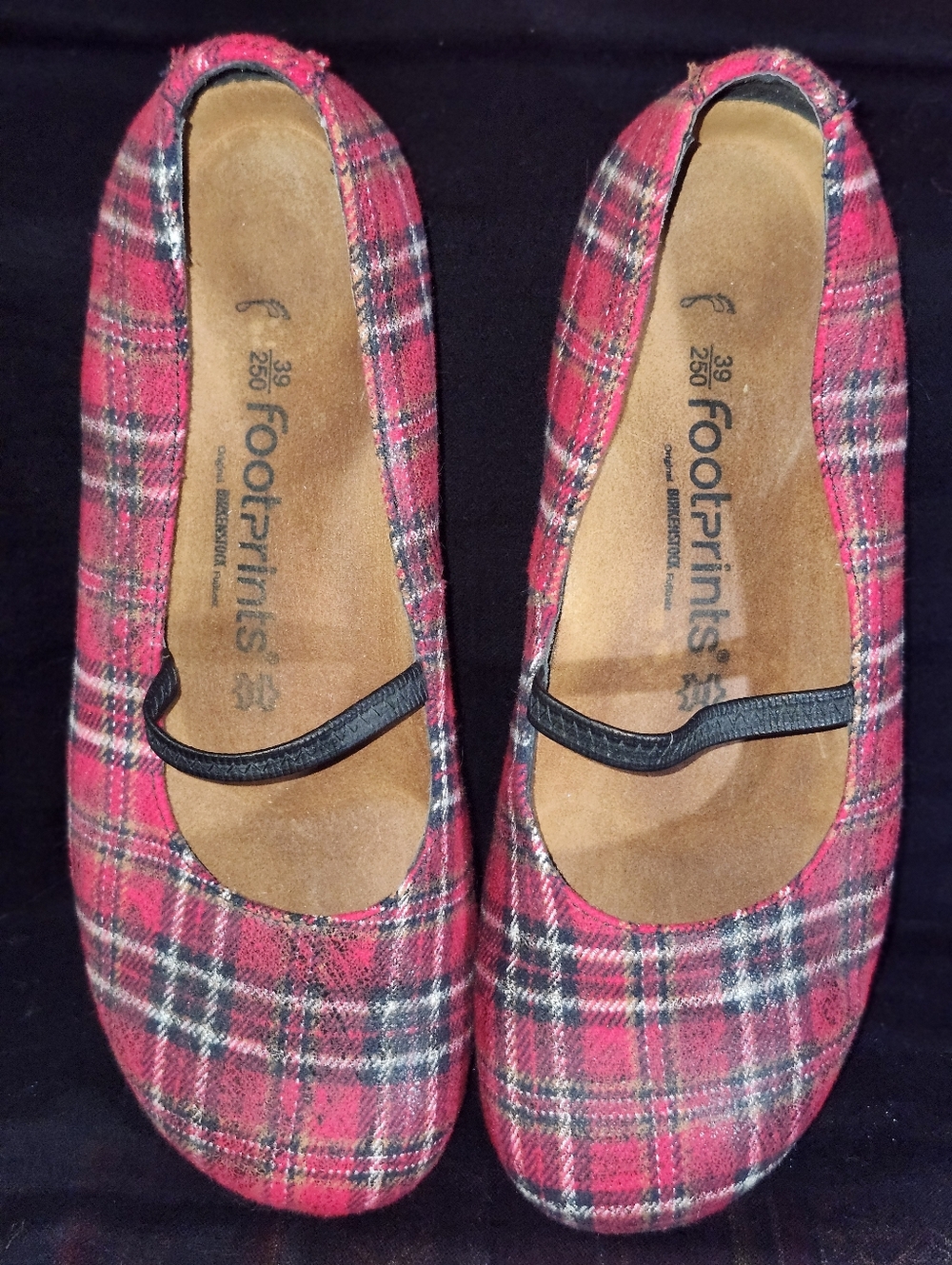 💥 Rare Footprints By Birkenstock Macapa Mary Jane Ballet Flat Size 39 - Picture 4 of 6